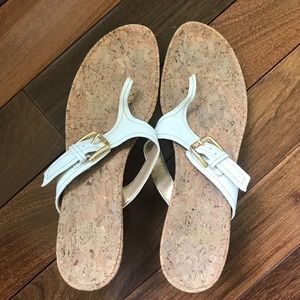 Stuart Weitzman cork sandals low heel size 9.5